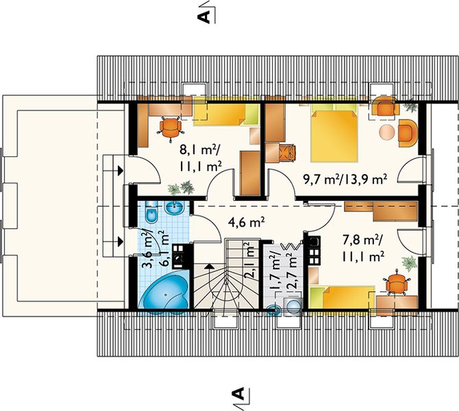 Poddasze projektu Drops G1 (1580)