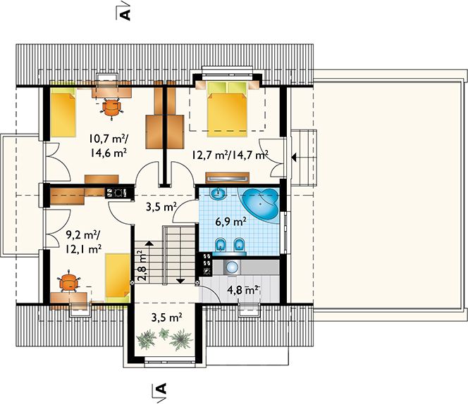 Poddasze projektu Mirona G2 (1582)