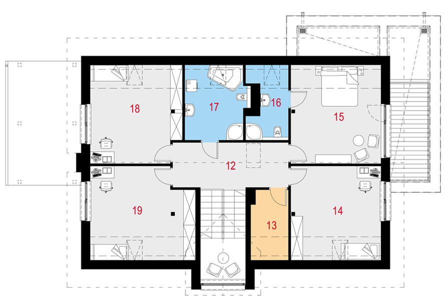 Poddasze projektu Rigidus I G2