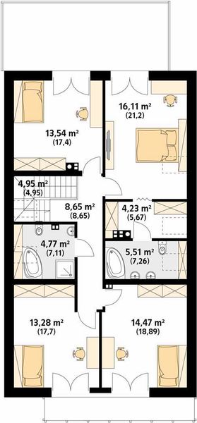Poddasze projektu Amarylis 5