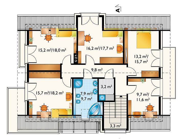 Poddasze projektu Helios Max (1590)