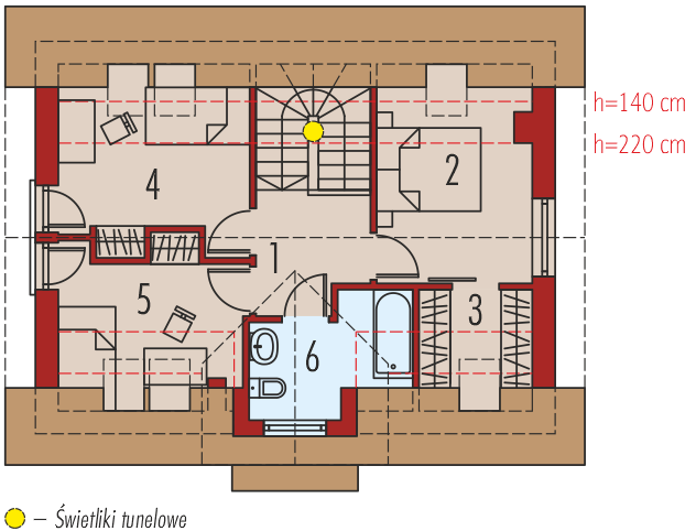 Poddasze projektu Witek energo
