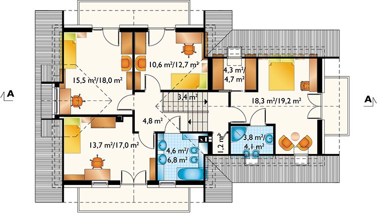 Poddasze projektu Kaja Muza (1591)