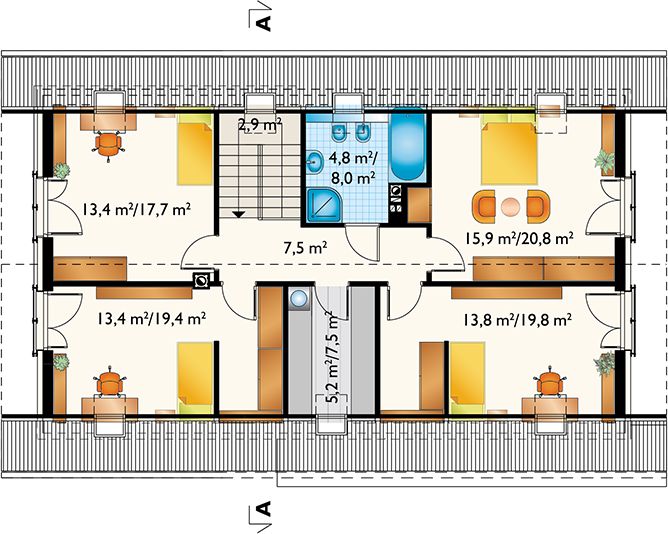 Poddasze projektu Zefir G2 (1598)