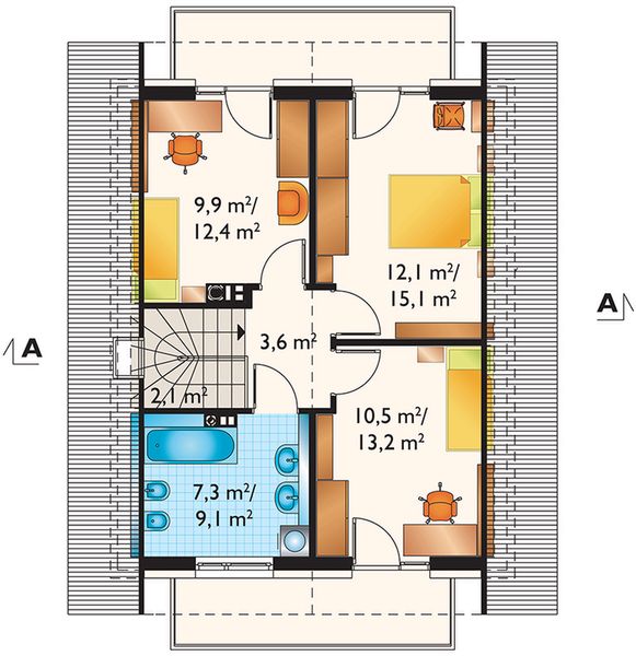 Poddasze projektu Promyk (1607)