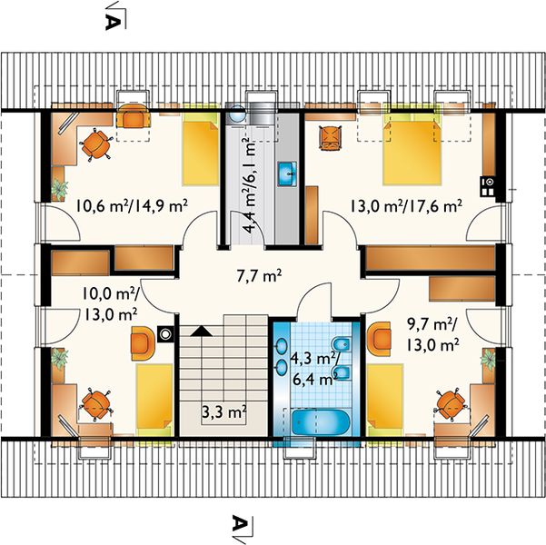 Poddasze projektu Atos (1609)