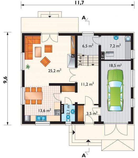 Parter projektu Oberek - murowana–ceramika