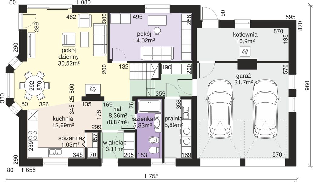 Parter projektu Dom przy Wiosennej 16