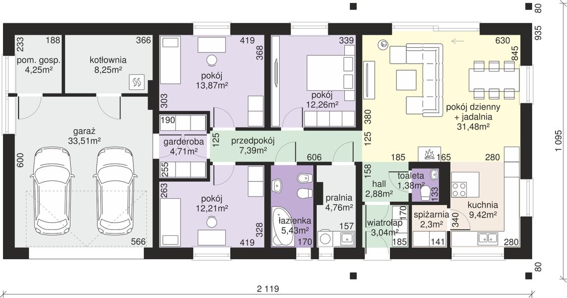 Parter projektu Dom przy Bukowej 8