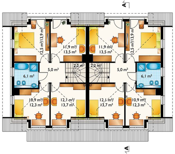 Poddasze projektu Lila 2 Duolit (1623)