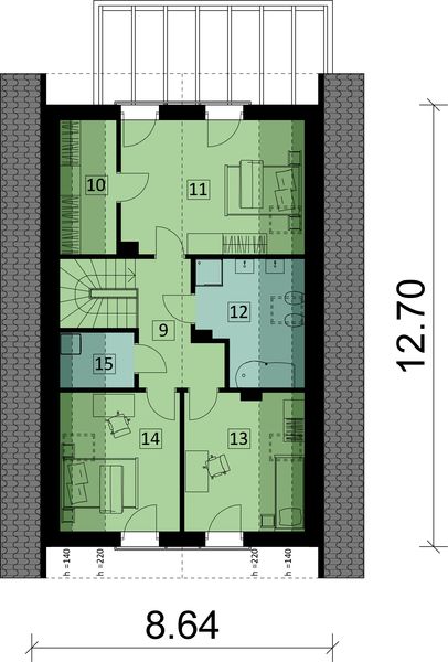 Poddasze projektu KA33