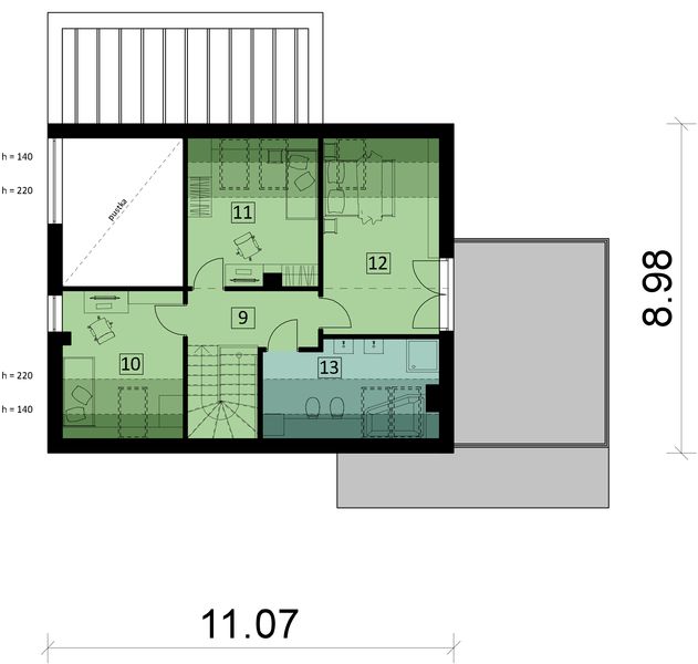 Poddasze projektu KA24