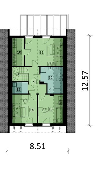 Poddasze projektu KA33 SZ