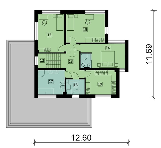 Piętro 1 projektu KA4