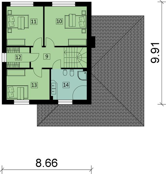 Piętro 1 projektu KA35