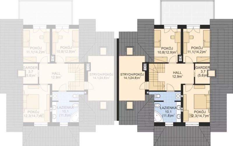 Poddasze projektu APS 149 NEW