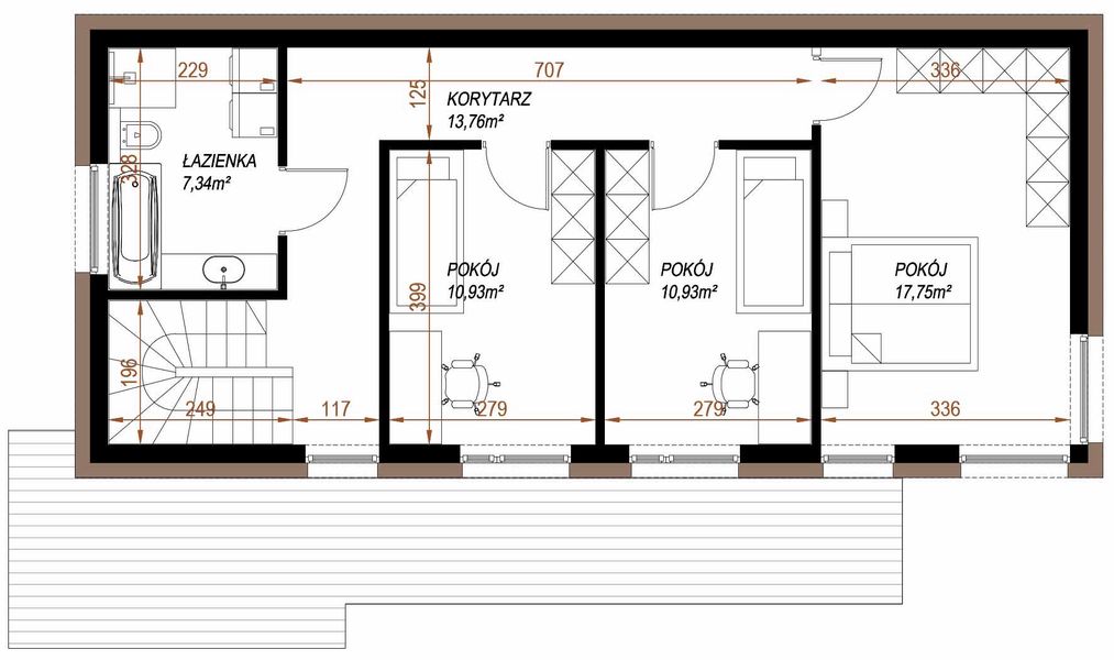 Piętro 1 projektu House 09