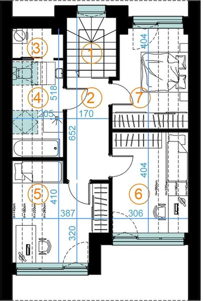 Poddasze projektu Dynamiczny 01