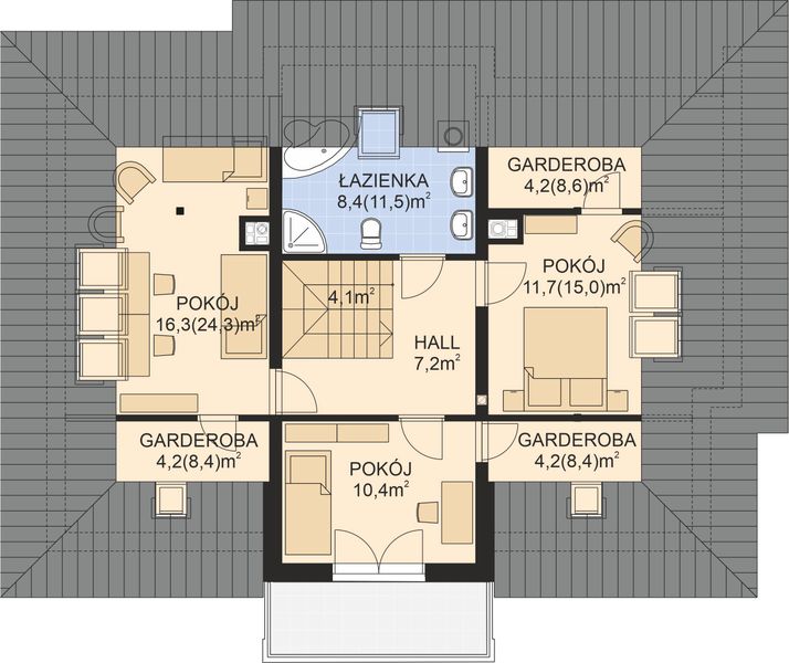 Poddasze projektu APS 212 NEW