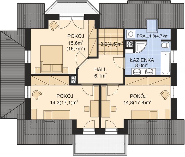 Poddasze projektu APS 142 NEW