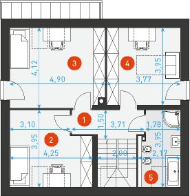 Poddasze projektu Rozważny 1