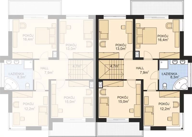 Piętro 1 projektu APS 279