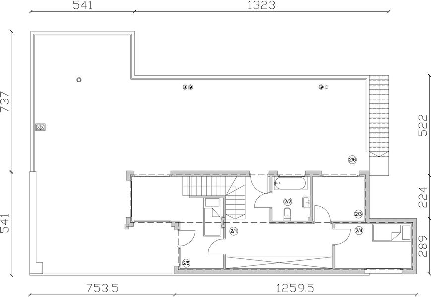 Piętro 1 projektu K-95