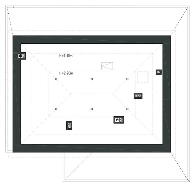 Poddasze projektu Ciekawy D48