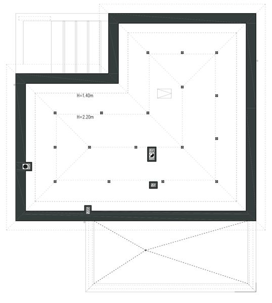 Poddasze projektu Interesujący D50