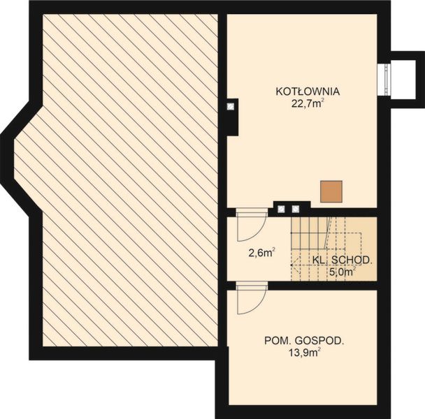 Piwnica projektu APS 190 NEW