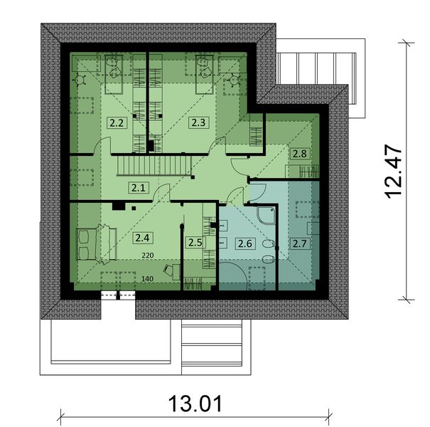 Poddasze projektu KA61