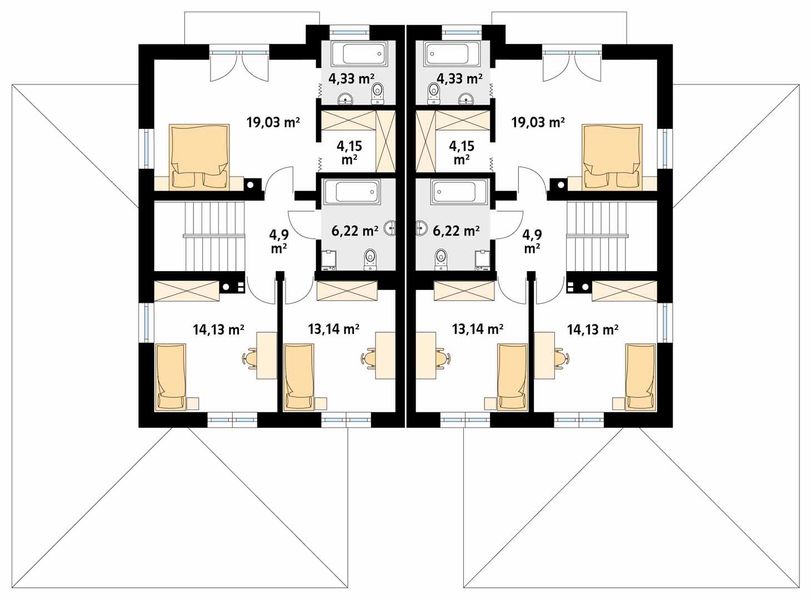 Piętro 1 projektu Limonkowy