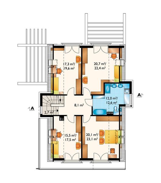 Poddasze projektu Melon (1646)