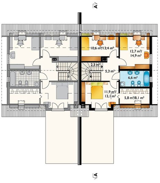 Poddasze projektu Enzo Duo (1649)