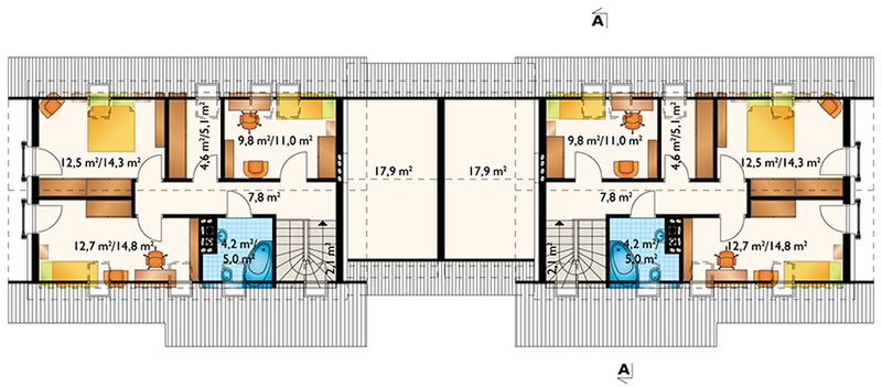 Poddasze projektu Dino Duolit (1648)