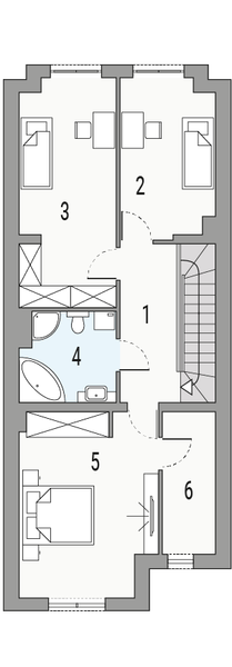 Piętro 1 projektu Konrad
