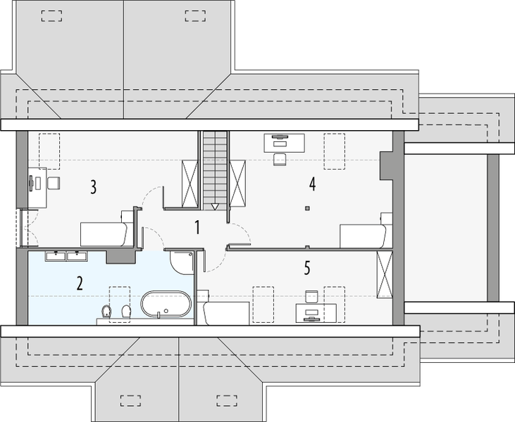 Poddasze projektu Szarlotka B