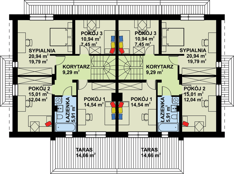 Poddasze projektu TK90D2