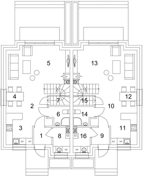 Parter projektu Eco 25 dwulokalowy