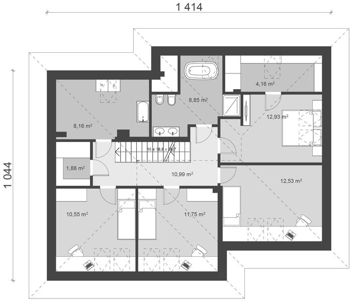 Poddasze projektu uA116