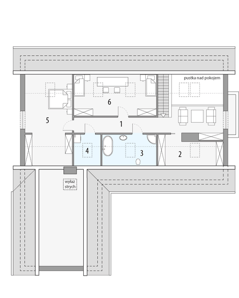 Poddasze projektu Klaudiusz 2B