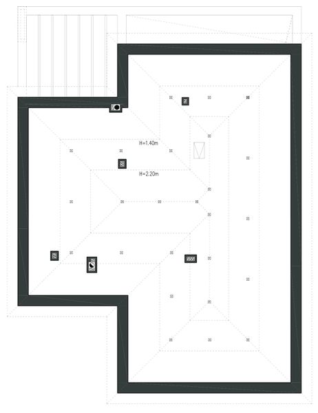 Poddasze projektu Śmiały D58 wariant I