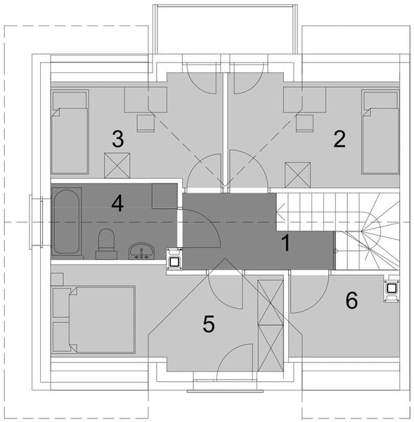 Poddasze projektu Eco 28