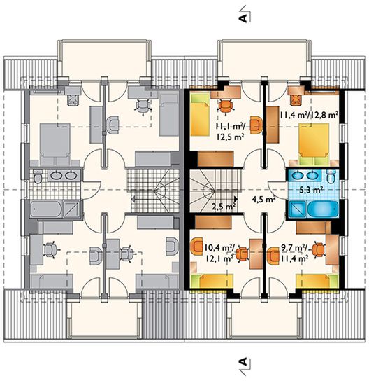 Poddasze projektu Felicja Duo (1658)