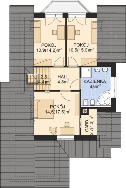 Poddasze projektu APS 053