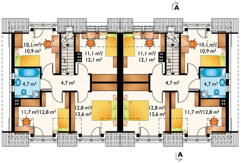 Poddasze projektu Miłosz Duolit (1661)