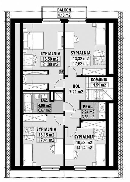Poddasze projektu E-254