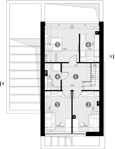 Poddasze projektu HomeKoncept 66