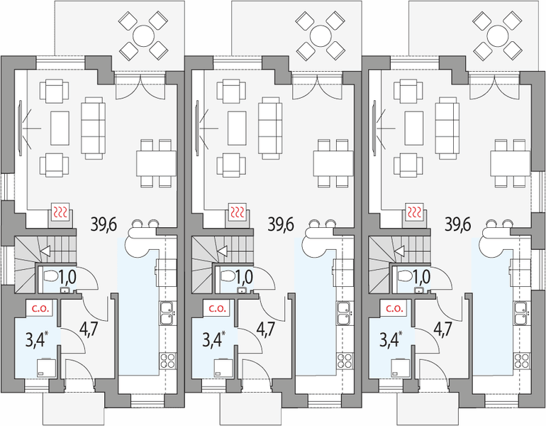 Parter projektu Emilia - szereg l+s+p