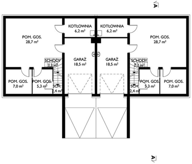 Piwnica projektu Emilia Grota Duolit (1670)
